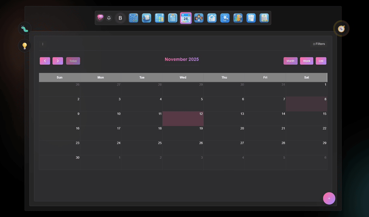 Calendar & Scheduling